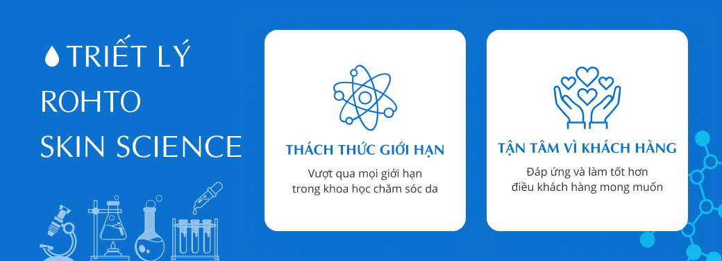 triết lý rohto skin science